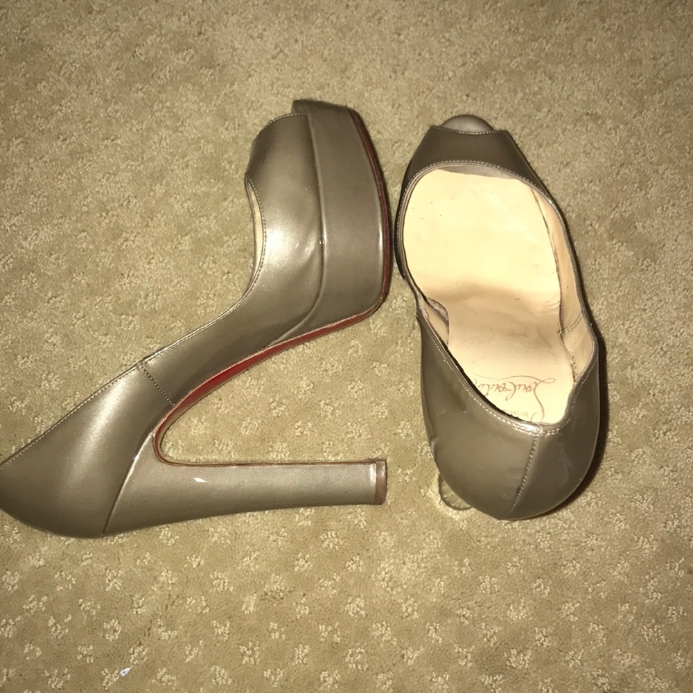 Christian Louboutin Peep Toe Platform